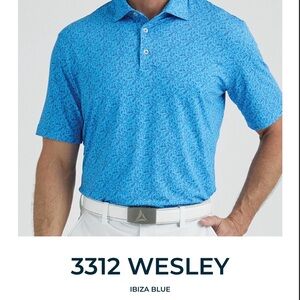 Bermuda Sands Apparel Polo Shirt in Ibiza Blue